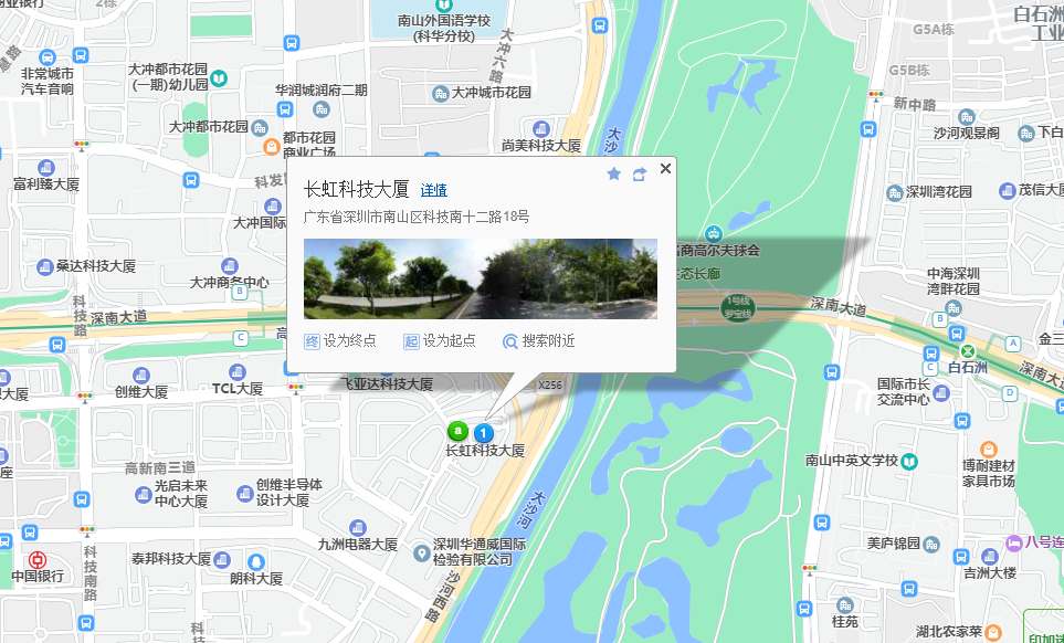 长虹科技大厦地图位置-高德