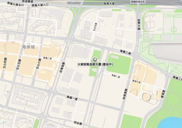 大家财险总部大厦地图位置-高德