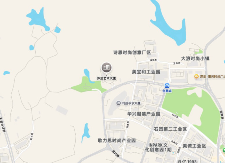 沐兰艺术大厦地图位置-高德