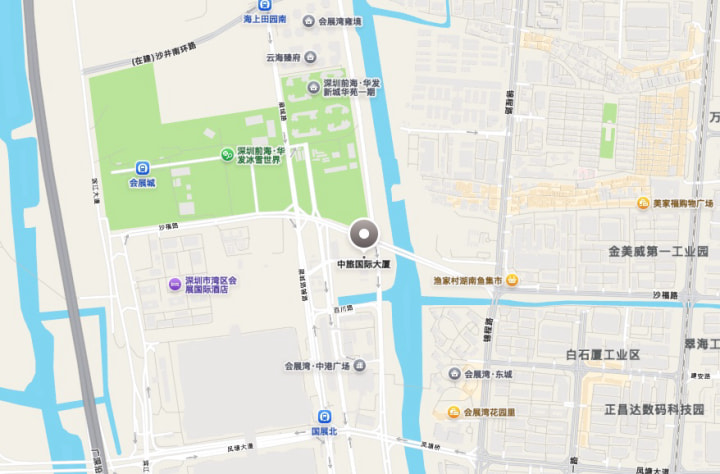 中旅国际大厦地图位置-高德