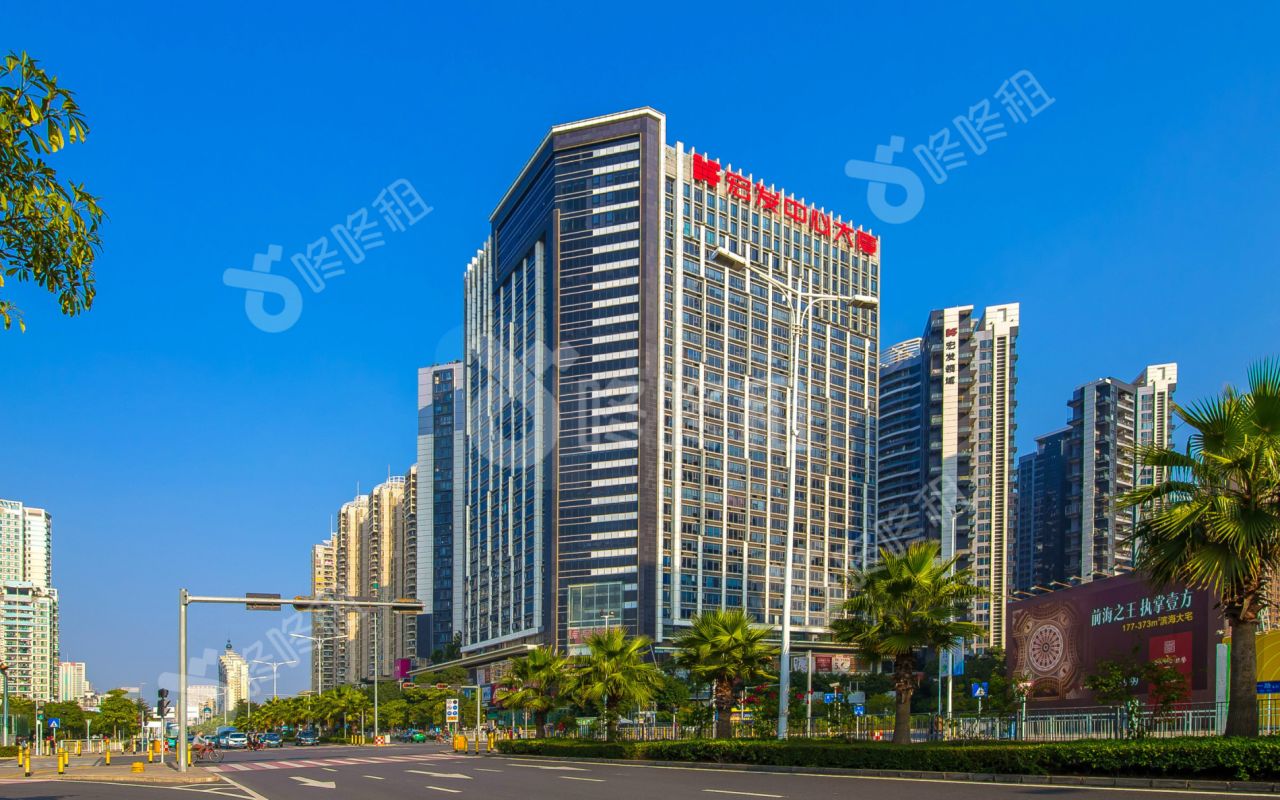 宏发前城中心实景图