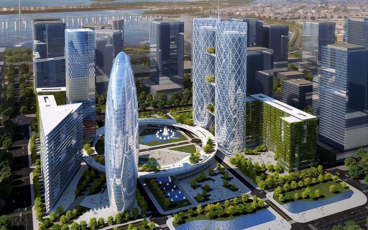 前海交易广场实景图