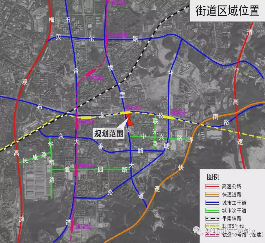 深圳坂田旧住宅改造项目规划:地铁口物业,总建面超10万平-咚咚租