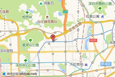 安吉尔大厦周边交通与配套地图