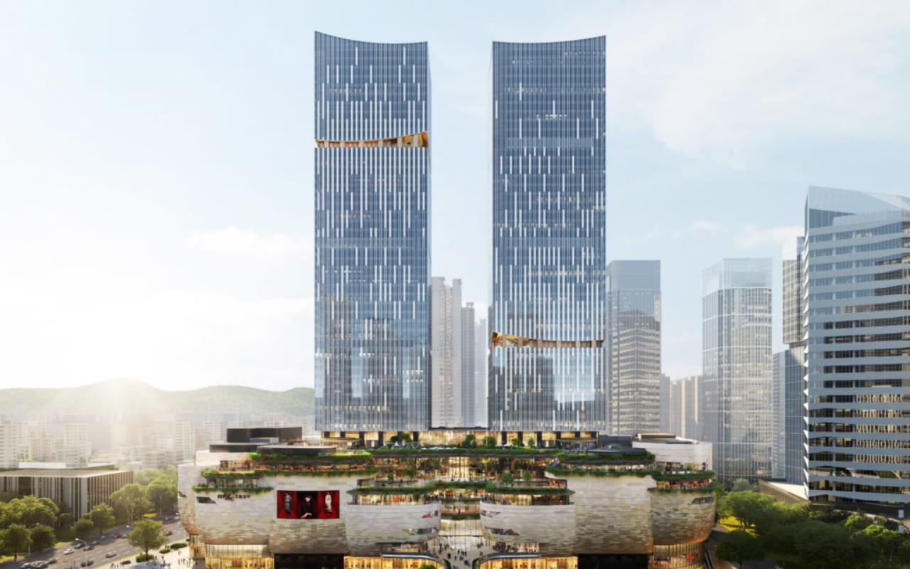 北站超核万象中心建筑外观