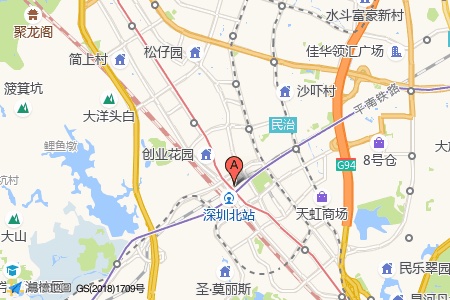 北站壹号周边交通与配套地图