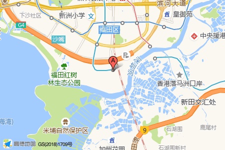 CFC长富中心(长富金茂大厦)周边交通与配套地图