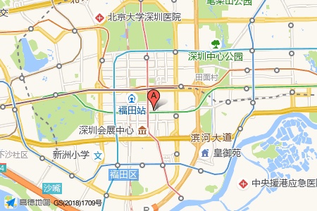 大百汇广场周边交通与配套地图