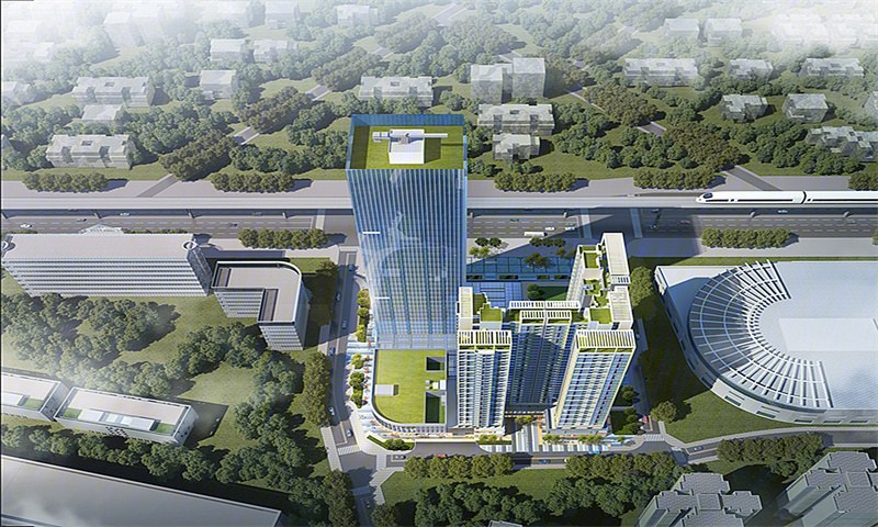 富基置地大厦建筑外观