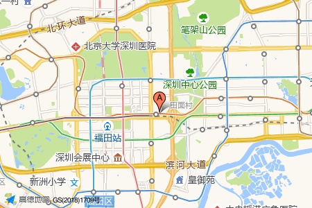 橄榄大厦(彩德城)周边交通与配套地图