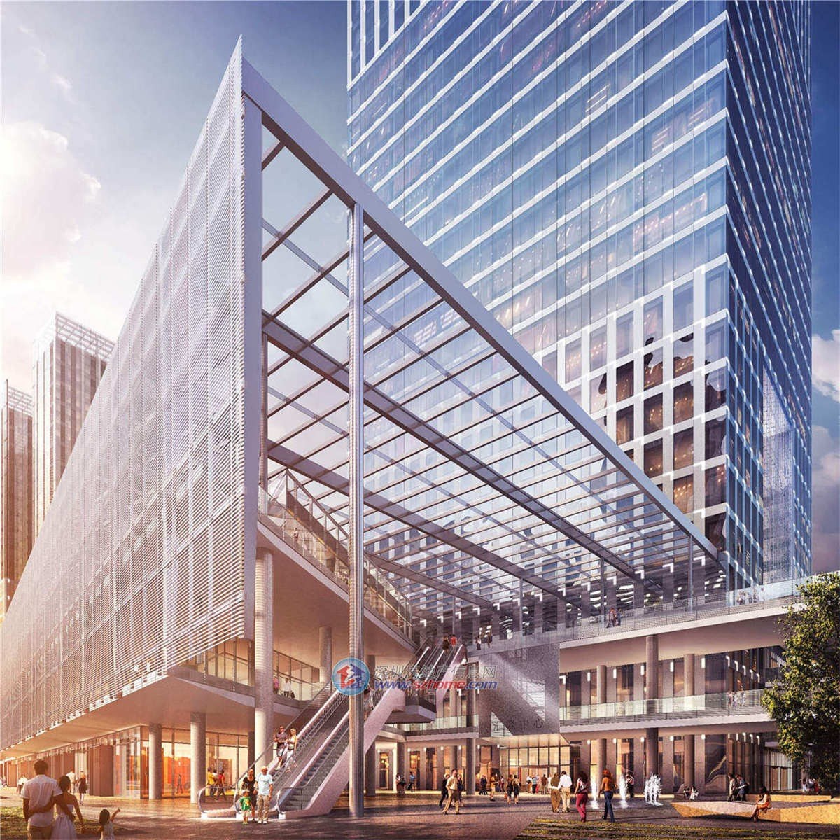 HBC汇隆中心楼盘实景