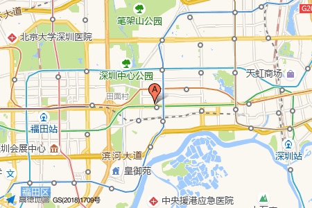 佳和华强大厦周边交通与配套地图