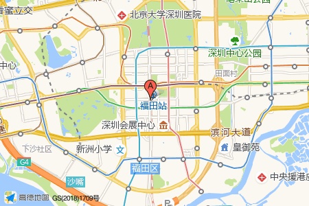 嘉里建设广场周边交通与配套地图
