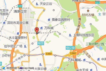 乐荟中心周边交通与配套地图