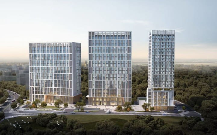 隆利科技广场建筑外观