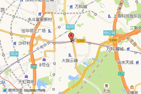 儒骏大厦周边交通与配套地图