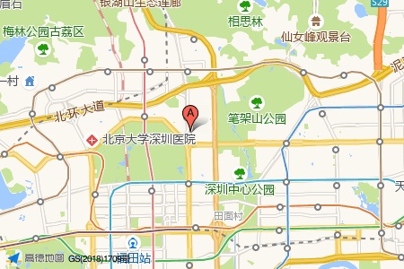 深业上城周边交通与配套地图