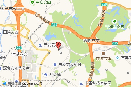 深圳工业软件园周边交通与配套地图