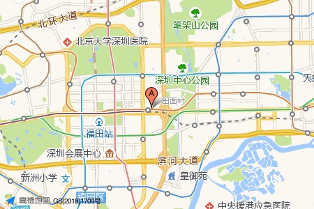 深圳国际创新中心周边交通与配套地图