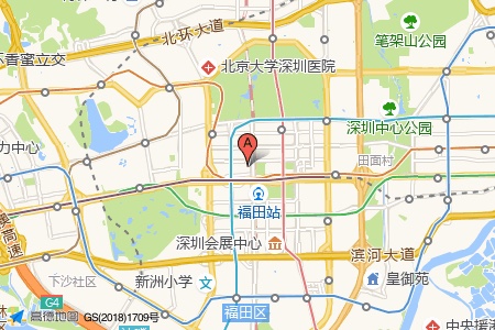 太平洋金融大厦周边交通与配套地图