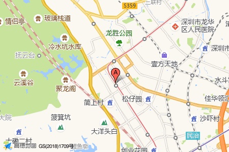 淘金地大厦周边交通与配套地图