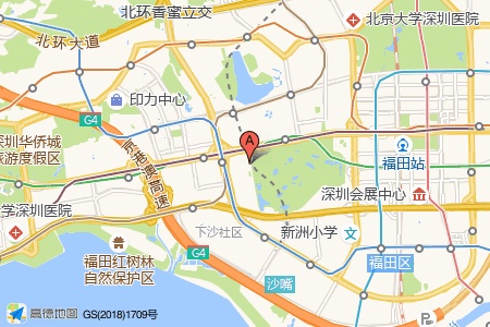 天安数码时代大厦周边交通与配套地图