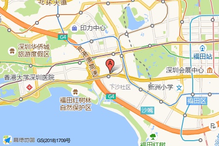 天地源盛唐大厦周边交通与配套地图