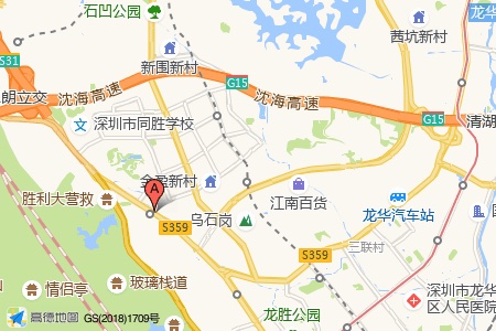 天荟中心周边交通与配套地图