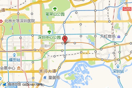 现代之窗大厦周边交通与配套地图
