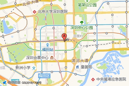 星河世纪大厦周边交通与配套地图