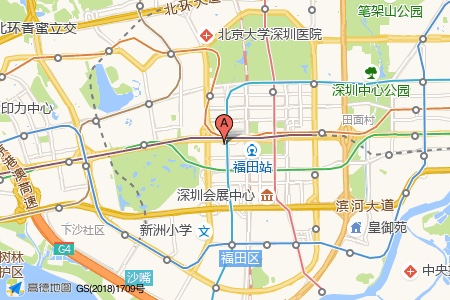 新华保险大厦周边交通与配套地图