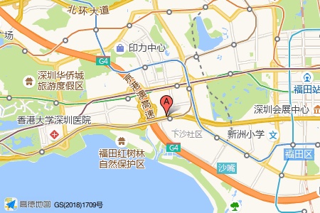 雪松大厦周边交通与配套地图