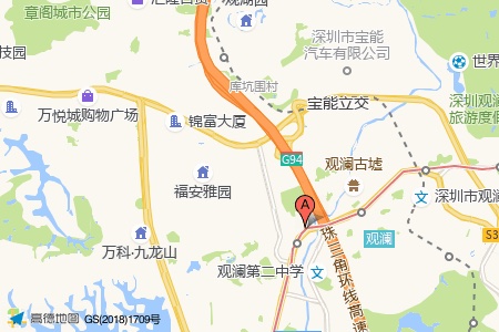 银星科技园周边交通与配套地图