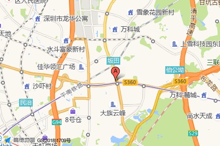 云里智能园周边交通与配套地图