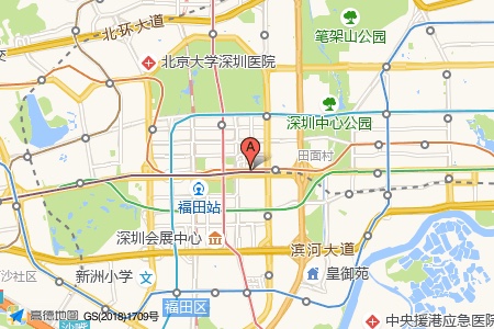 中国凤凰大厦周边交通与配套地图