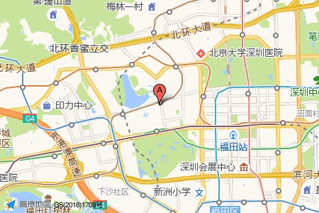 中投国际商务中心周边交通与配套地图