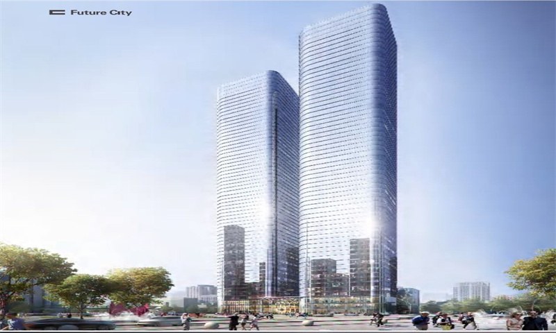 中洲湾建筑外观