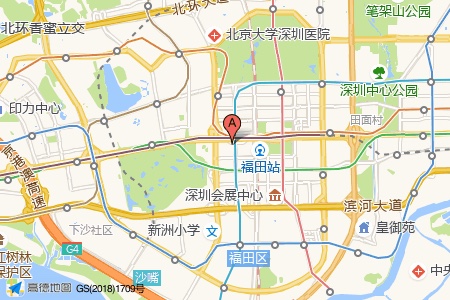 卓越大厦周边交通与配套地图