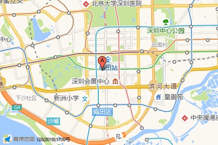 卓越时代广场周边交通与配套地图