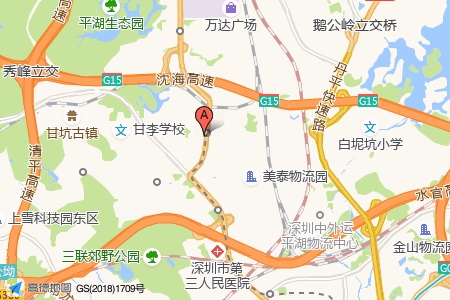 左右云创谷周边交通与配套地图