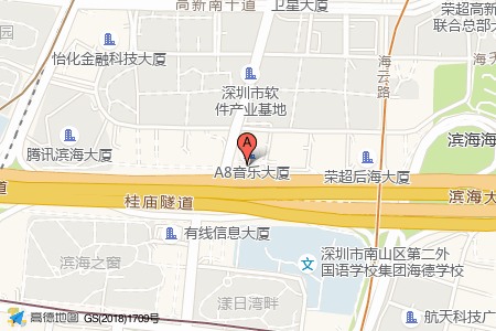 A8音乐大厦周边交通位置图