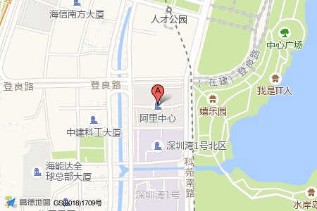 阿里云大厦周边交通位置图