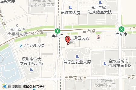 彩讯科技大厦周边交通位置图