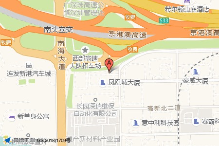 超力通大厦周边交通位置图