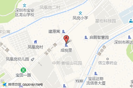 成悦里周边交通位置图