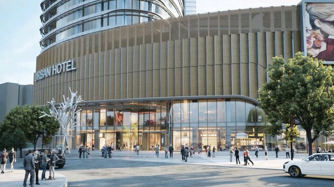 赤湾汇广场商业入口效果图