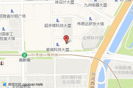 国信投资大厦（风华科技大厦）周边交通位置图
