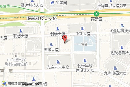 赋安科技大厦周边交通位置图