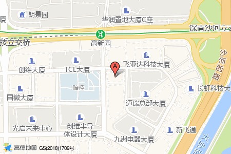 富诚科技大厦周边交通位置图