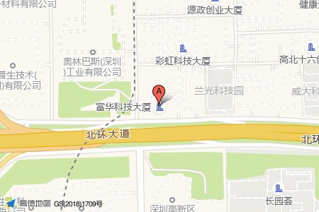 富华科技大厦周边交通位置图